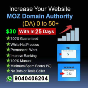 Website DA increase